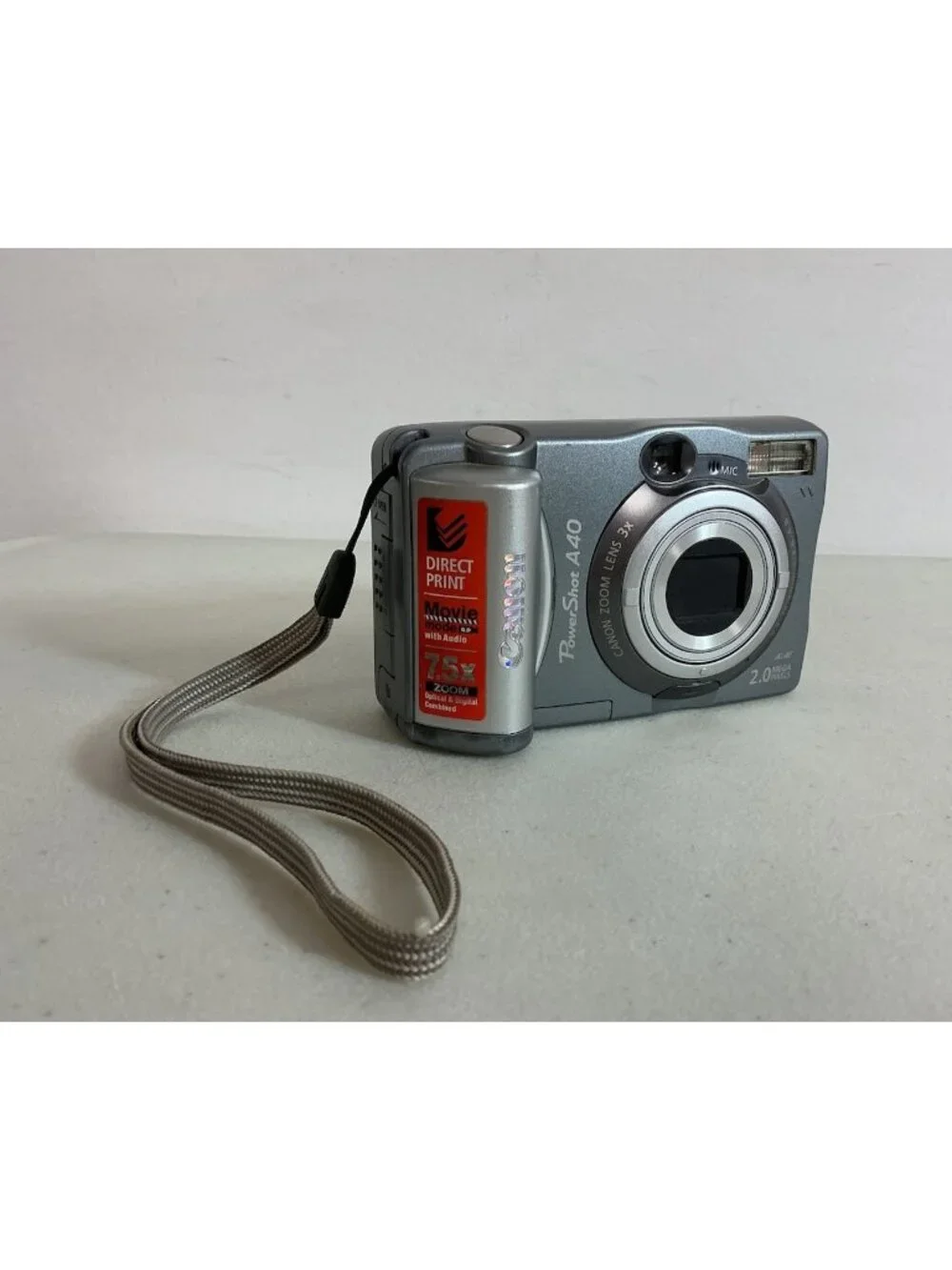 Canon PowerShot A40 Digital Camera With SD Card Tested Works